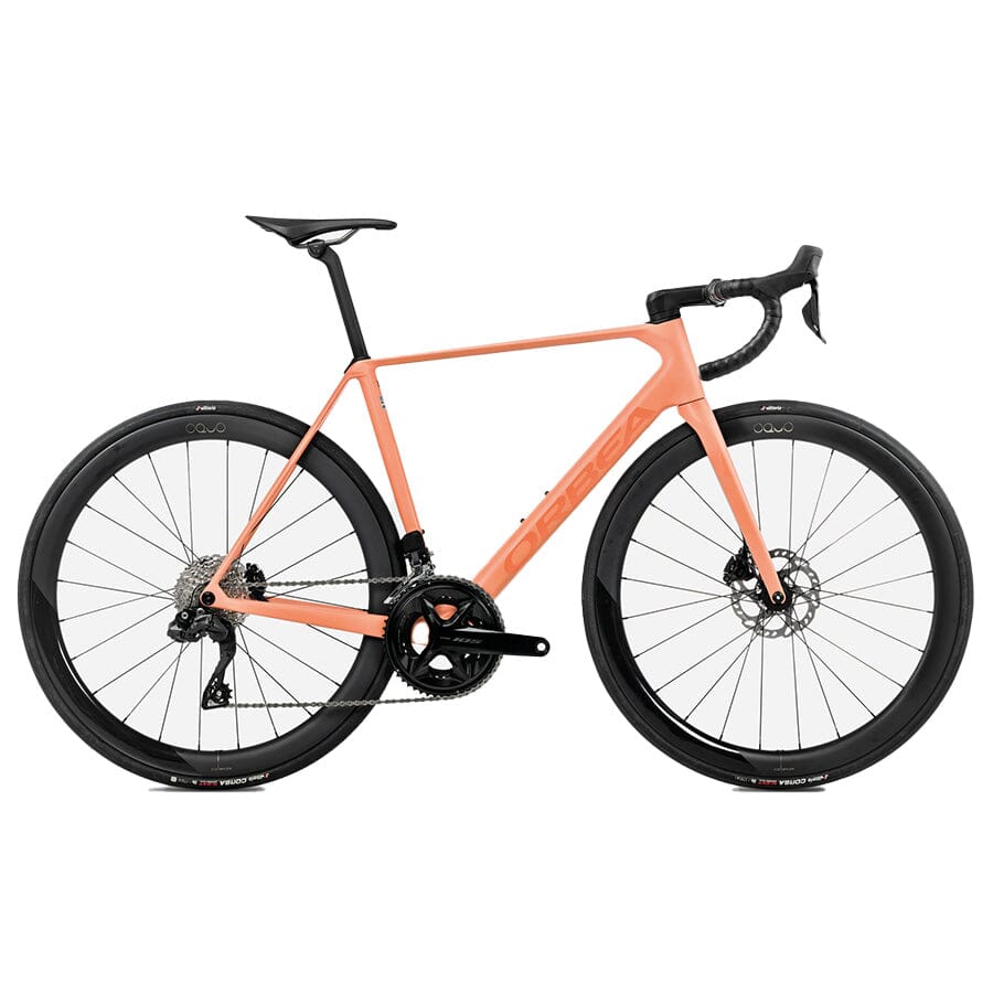 Orbea Orca M30iLTD PWR Bikes Orbea Bikes Orange Cloud (Matt) - Stone Blue (Matt-Gloss) 47 