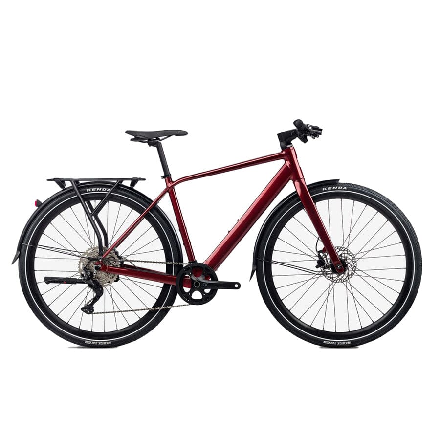 2023 Orbea Vibe H30 EQ 20mph Bikes Orbea Bikes Metallic Dark Red (Gloss) S 