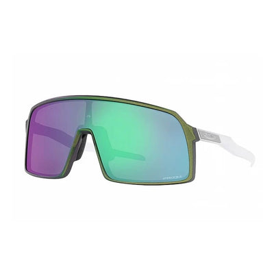 Oakley Sutro Apparel Oakley Prizm Road Jade Lenses, Matte Silver Green Colorshift Frame 