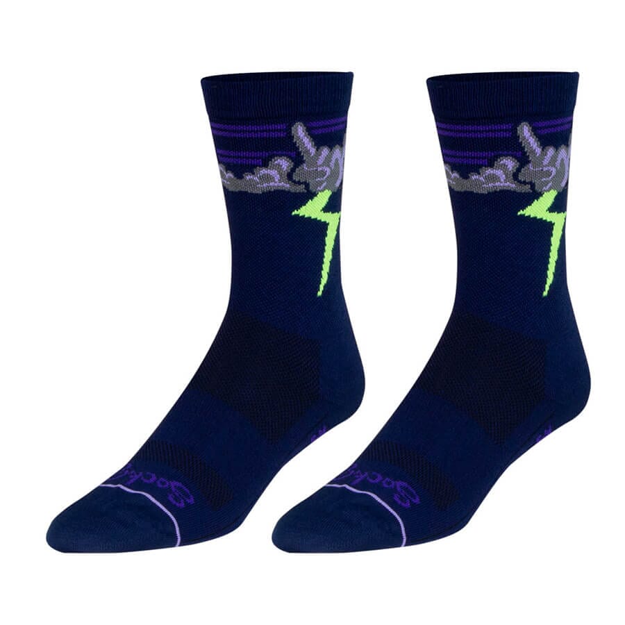 SockGuy Thunder Crew Socks Apparel SockGuy 