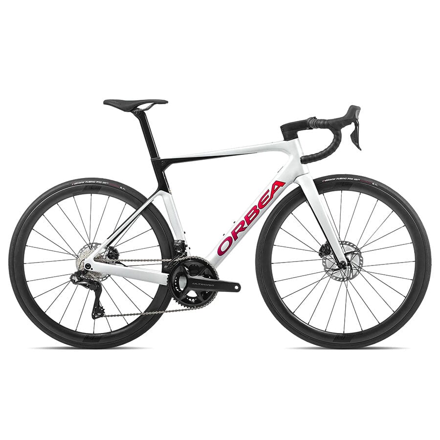 2023 Orbea Orca M21eLTD PWR Bikes Orbea Bikes Chic White - Black (Gloss) 53 