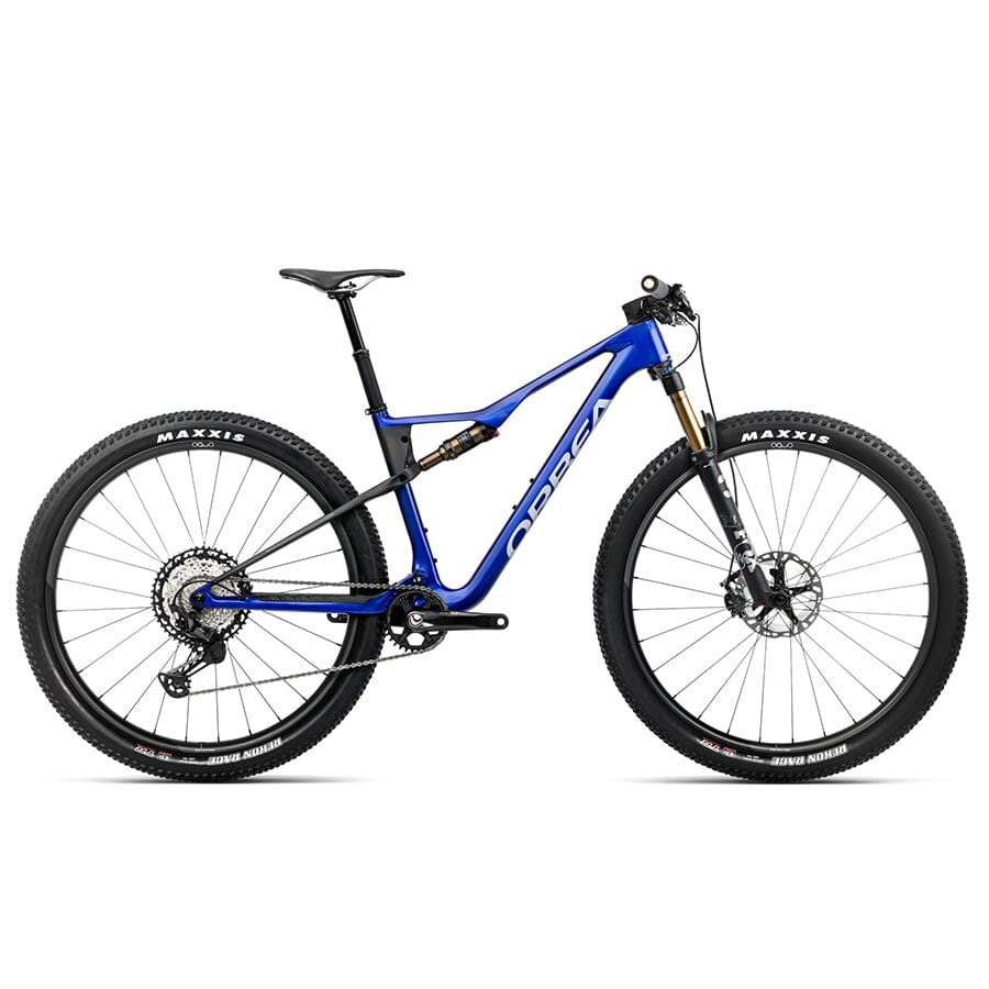 Orbea Oiz M-PRO Bikes Orbea Bikes Cobalt Blue (Gloss) - Carbon Raw (Matt) S 