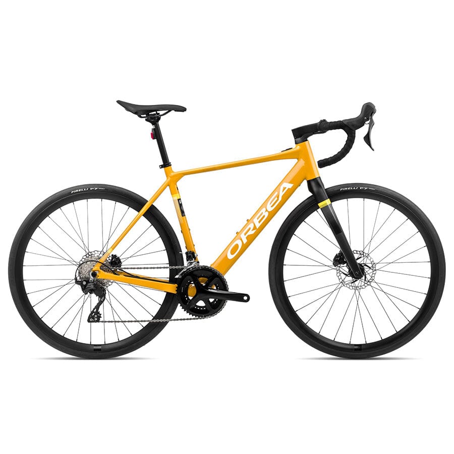 2024 Orbea Gain D30 20mph Bikes Orbea Bikes Mango (Gloss) - Black (Matt) XL 