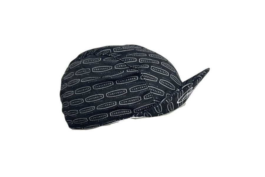 Contender Lightweight Cap Apparel Contender Bicycles Black 