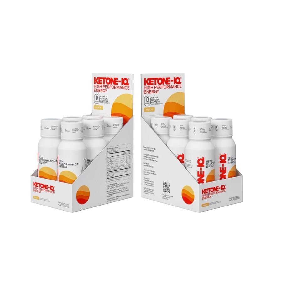 Ketone-IQ Shots 12 Pack Accessories HVMN Peach 