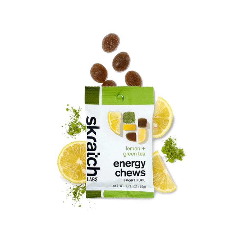 Skratch Labs Sport Energy Chews Accessories Skratch Labs Lemon + Green Tea Single Pouch 