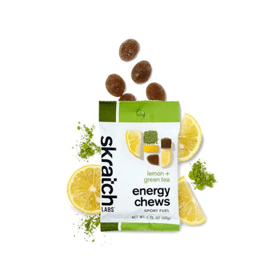 Skratch Labs Sport Energy Chews Accessories Skratch Labs Lemon + Green Tea Single Pouch 