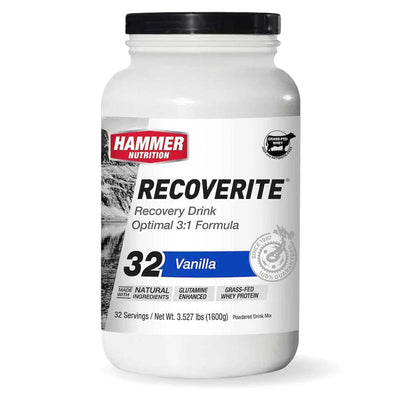 Hammer Nutrition Recoverite Accessories Hammer Nutrition Vanilla 32 Servings 