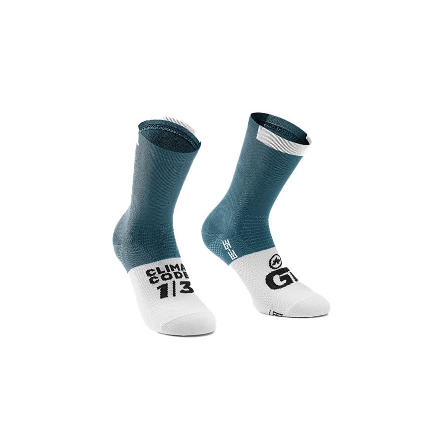 Assos GT Socks C2 Apparel Assos Pruxian Blue I 