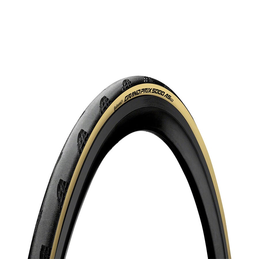 Continental Grand Prix 5000 All Season TR Tire Components Continental Black/Cream 700 x 28, Tubeless, Folding, BlackChili, Vectran Breaker, LazerGrip 