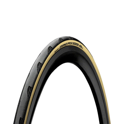 Continental Grand Prix 5000 All Season TR Tire Components Continental Black/Cream 700 x 28, Tubeless, Folding, BlackChili, Vectran Breaker, LazerGrip 