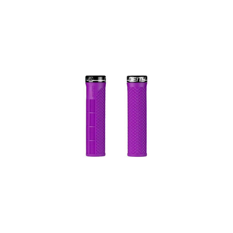 Deity Components Lockjaw Grips Components Deity Components Purple 