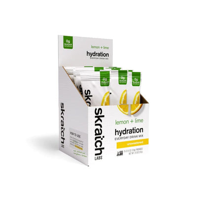 Skratch Labs Hydration Everyday Drink Mix Accessories Skratch Labs Lemon + Lime Single Serving 15 Pack 