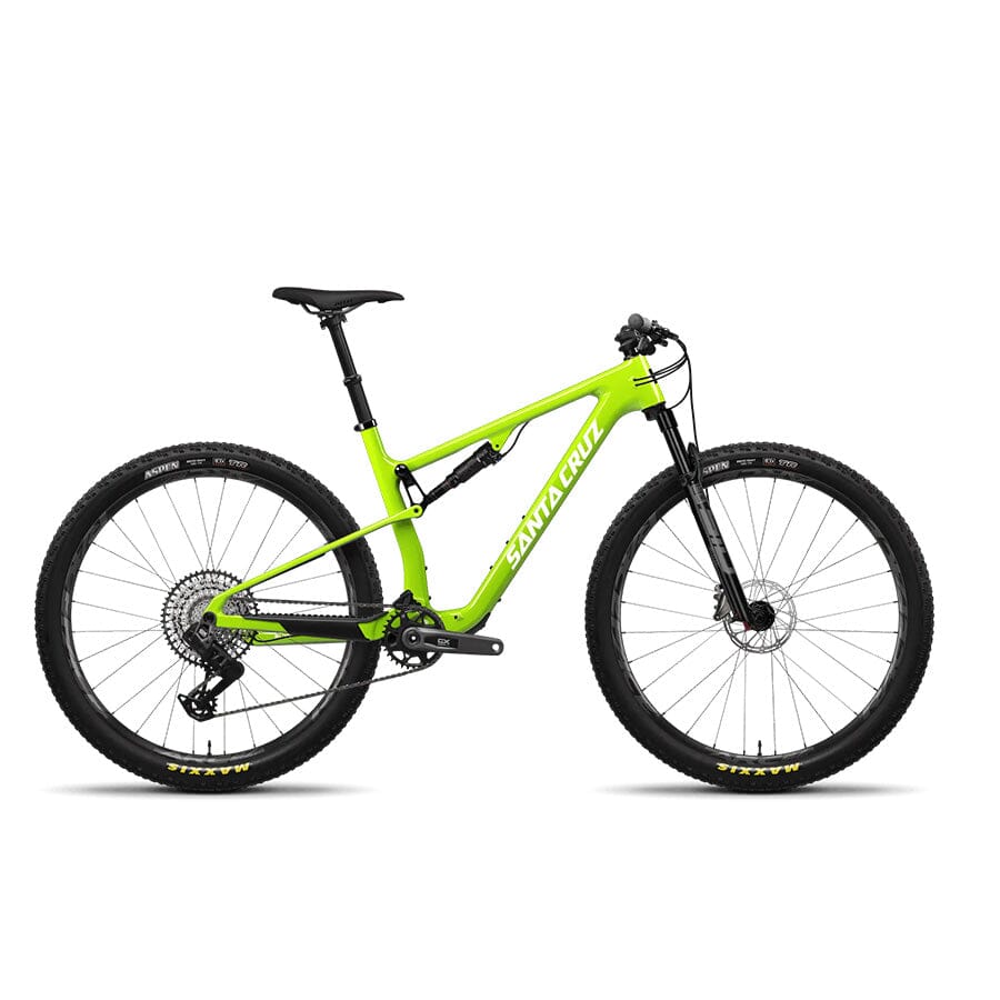 2024 Santa Cruz Blur 4 C GX XC Transmission Bikes Santa Cruz Bikes Gloss Spring Green M 