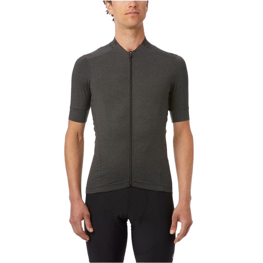 Giro Men's New Road Jersey Apparel Giro Charcoal Heather S 