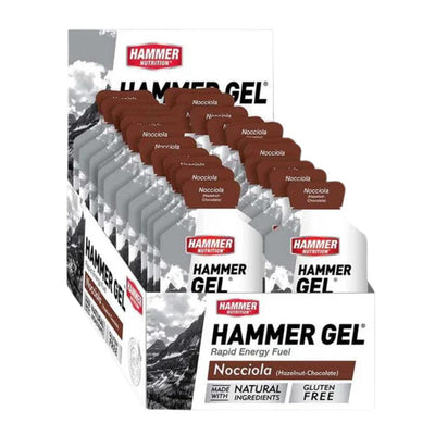 BOX of Hammer Gel Single Serve Accessories Hammer Nutrition Nocciola (Hazelnut Chocolate) 24/Box 