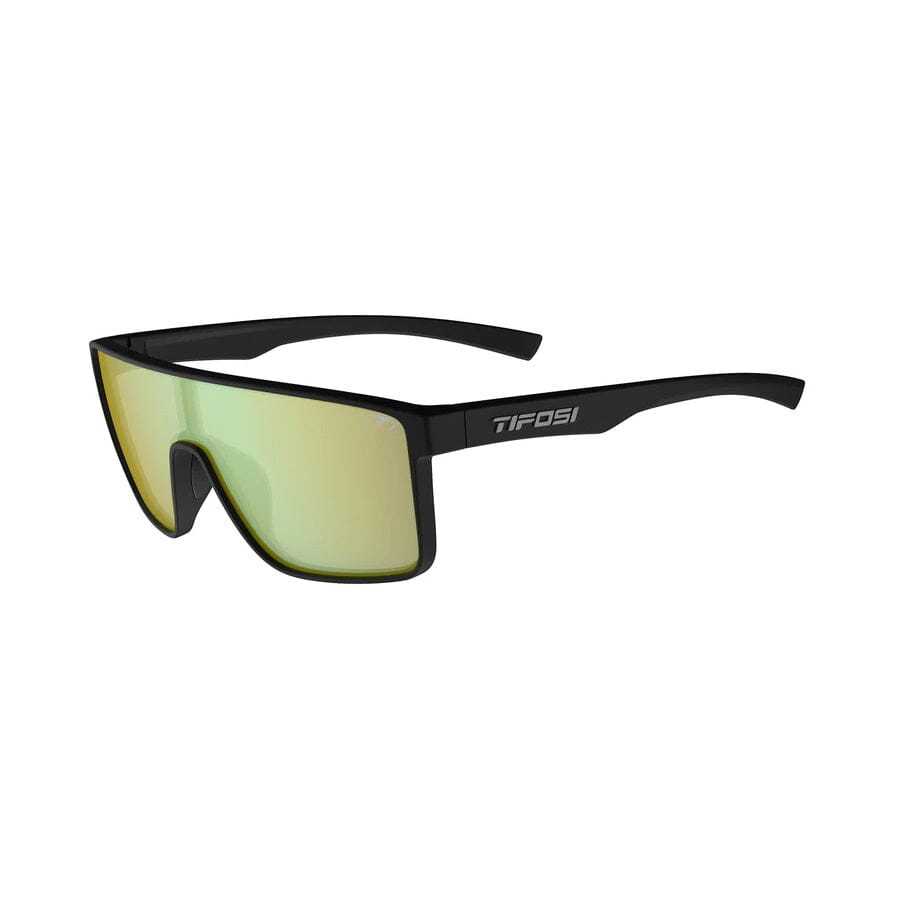 Tifosi Sanctum Sunglasses Apparel Tifosi Optics Matte Black - Smoke Yellow Mirror 