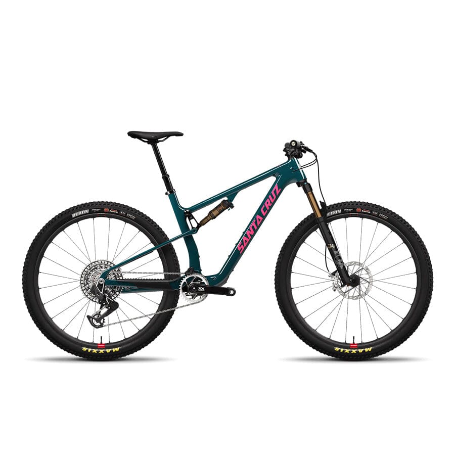 Santa Cruz Blur 4 CC XX AXS TR RSV Kit Bikes Santa Cruz Bikes Gloss Dark Teal S 