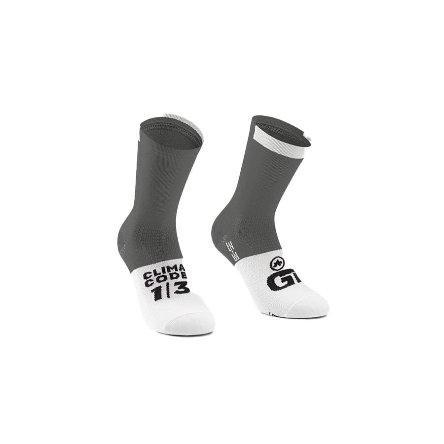 Assos GT Socks C2 Apparel Assos Rock Grey I 