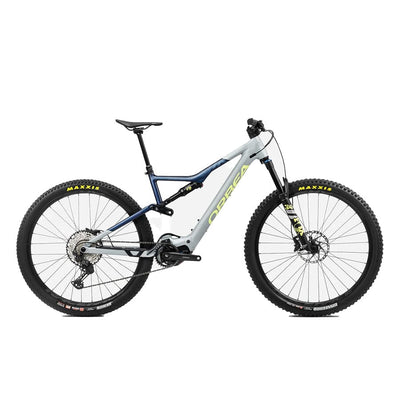 Orbea Rise H20 20MPH Bikes Orbea Bikes Iceberg Grey-Moondust Blue (Gloss) S 