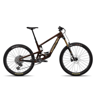 Santa Cruz Bronson 5 CC X0 AXS Bikes Santa Cruz Bikes Translucent Root Beer M 