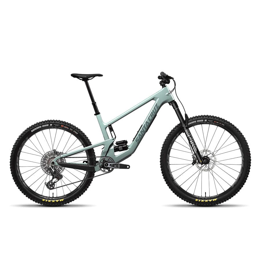 Santa Cruz 5010 5 CC X0 AXS Bikes Santa Cruz Bikes Gloss Light Blue XS 