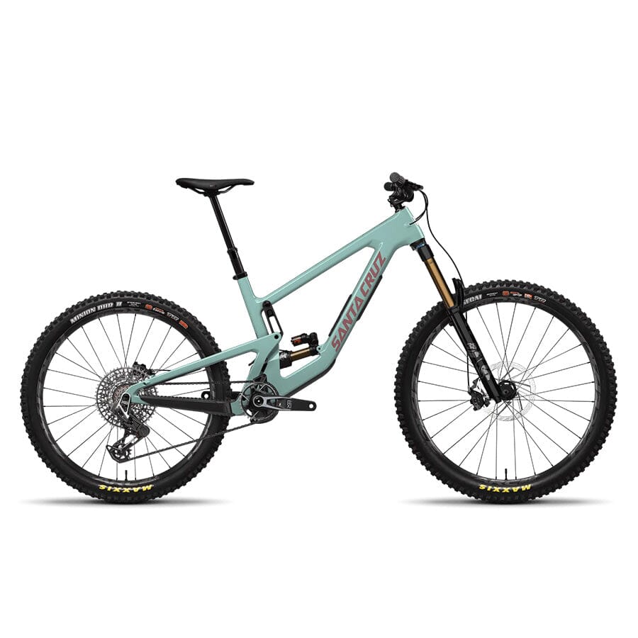 Santa Cruz Nomad 6 CC X0 AXS Bikes Santa Cruz Bikes Gloss Light Teal S 