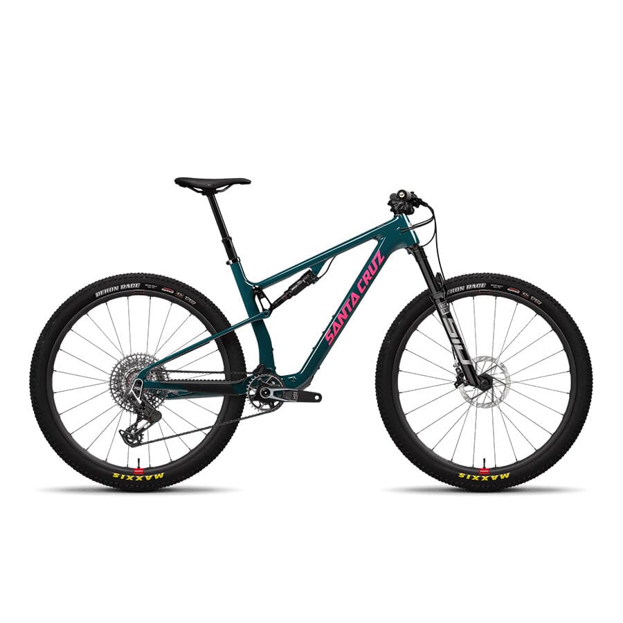 Blur 4 CC XO AXS Reserve XC Bikes Santa Cruz Bikes Gloss Dark Teal S 