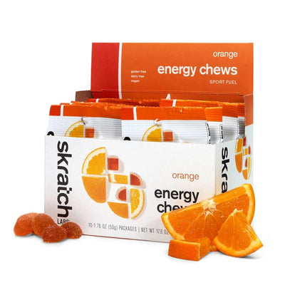 Skratch Labs Sport Energy Chews Accessories Skratch Labs Orange Single Pouch 10 Pack 