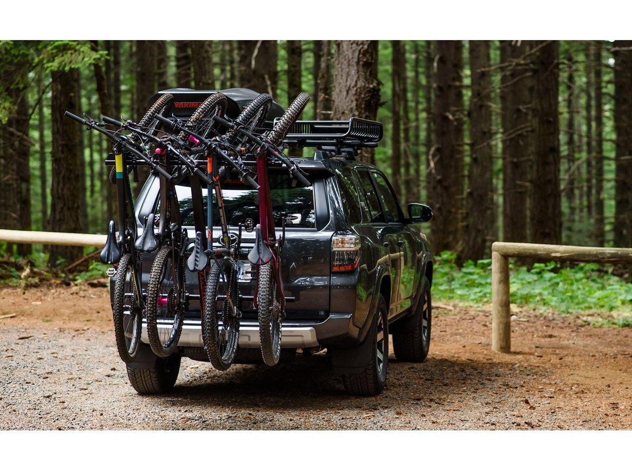 Yakima HangOver Hitch Bike Rack - 4-Bike, 2" Receiver Accessories Yakima 