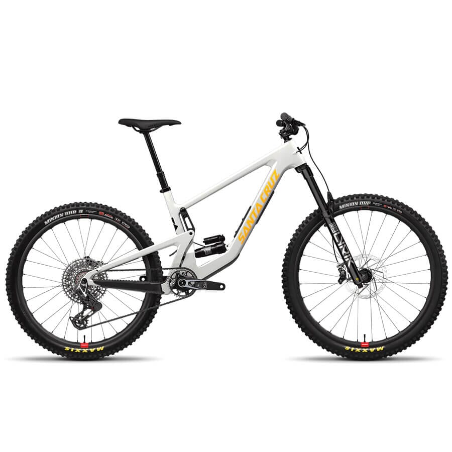 Santa Cruz Bronson 4.1 X0 Transmission Reserve Kit Bikes Santa Cruz Bicycles Gloss Chalk White XS 