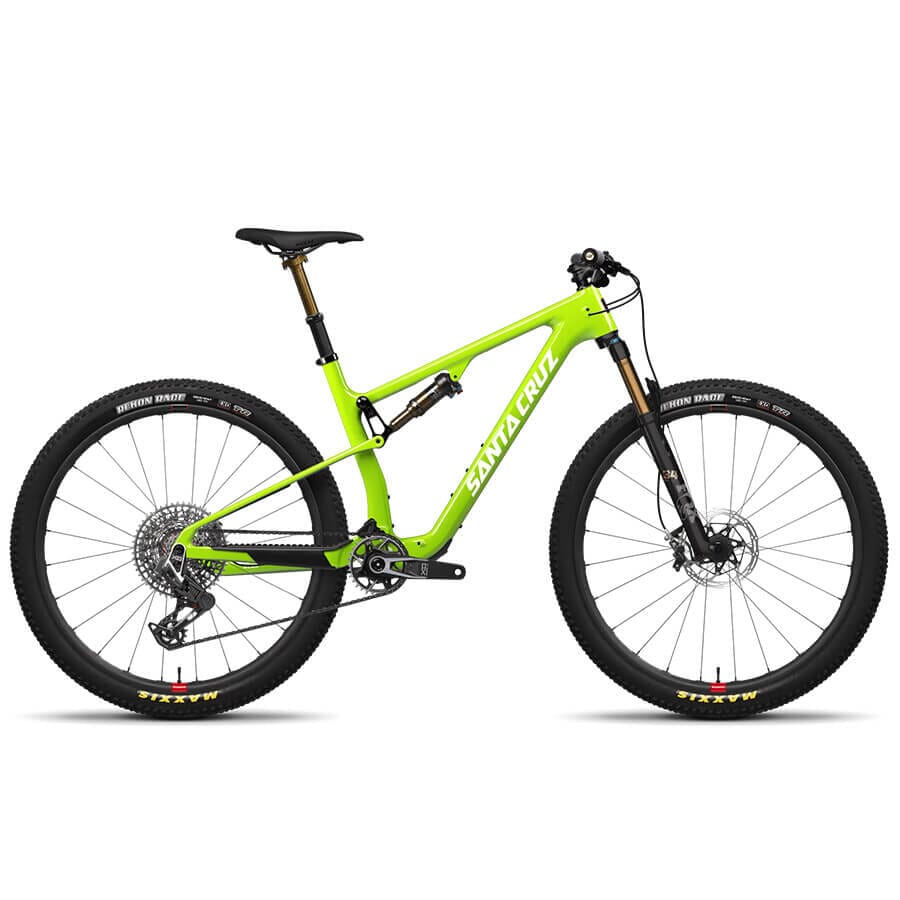 Santa Cruz Blur 4 CC X0 AXS TR Transmission Reserve Kit Bikes Santa Cruz Bicycles Gloss Spring Green S 