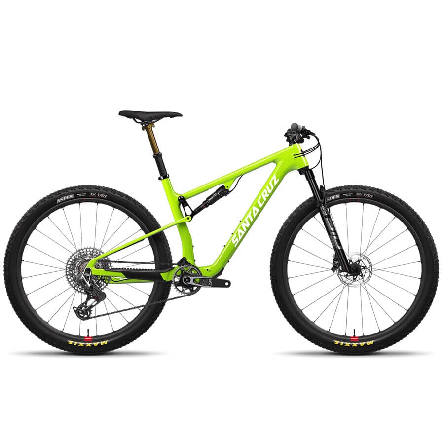 Santa Cruz Blur 4 CC X0 AXS Transmission Reserve Kit Bikes Santa Cruz Bicycles Gloss Spring Green S 