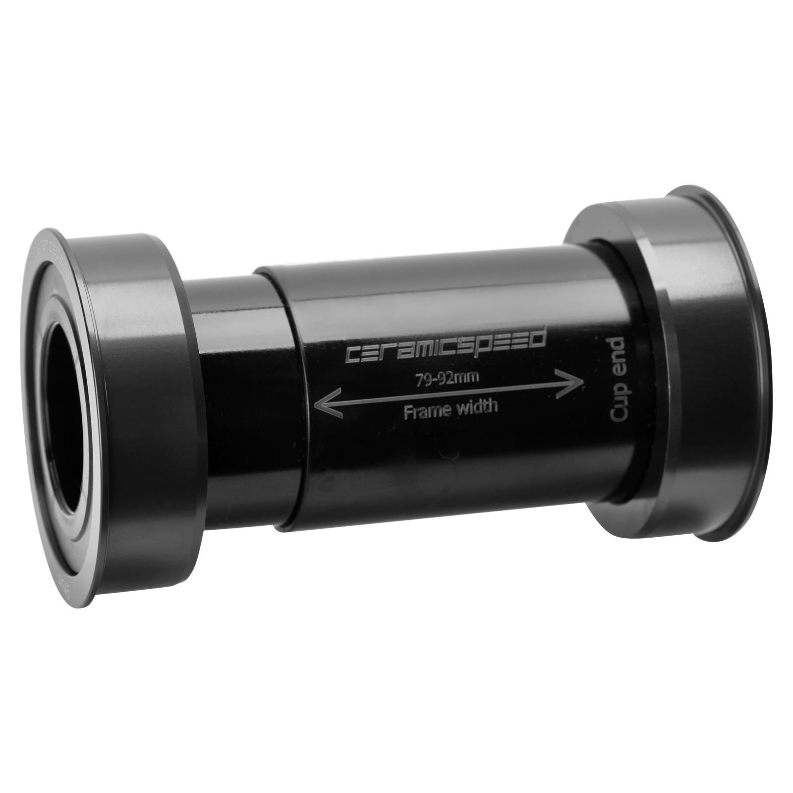 CeramicSpeed Internal Bottom Bracket 386EVO to 24mm Road Black Components CeramicSpeed 