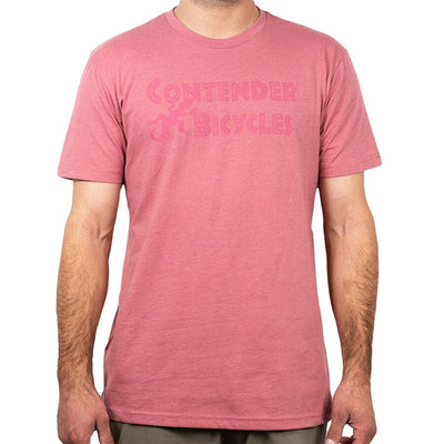 Contender Gecko T-Shirt APPAREL - MEN - LIFESTYLE Contender Bicycles Heather Mauve XS 