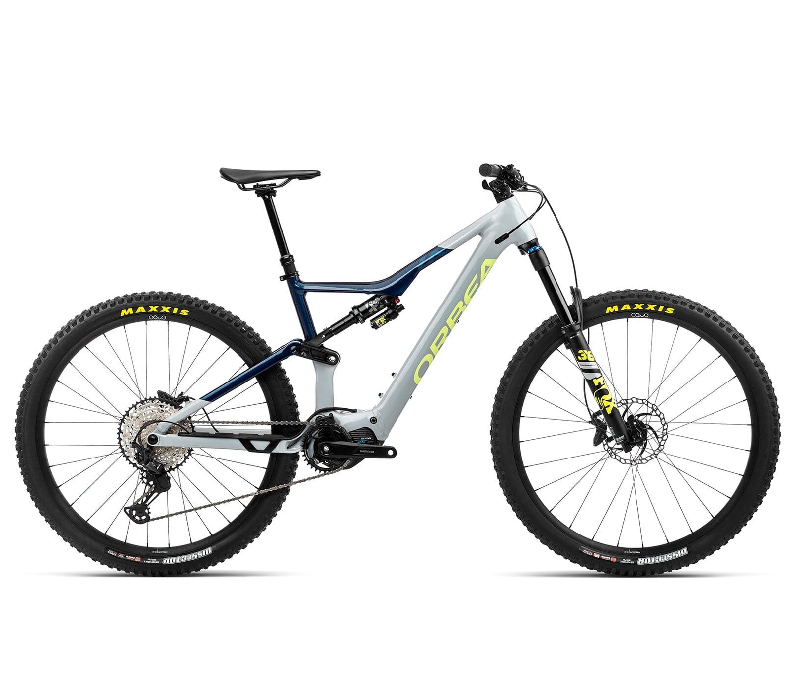 Orbea Rise H10 Bikes Orbea Iceberg Grey-Moondust Blue (Gloss) S 