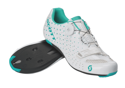 Scott Shoe Road Comp Boa Lady Apparel SCOTT Bikes Gloss White/Turquoise Blue 40.0 