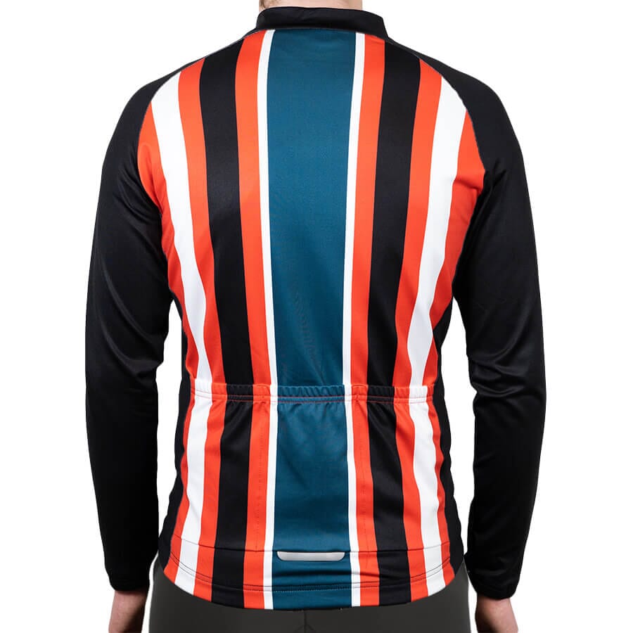 Contender Gecko Retro Long Sleeve Jersey Apparel Contender Bicycles 