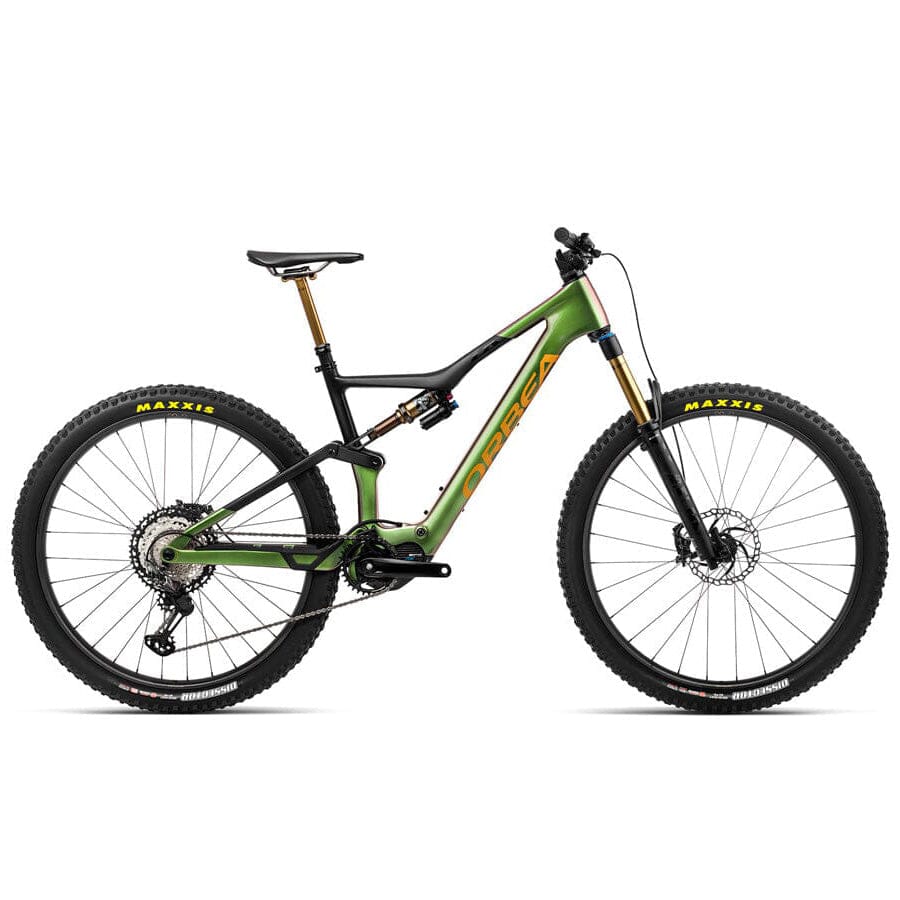 Orbea Rise M-Team Bikes Orbea Chameleon Goblin Green (Gloss)-Black (Matt) S 