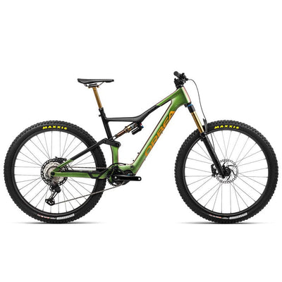 Orbea Rise M-Team Bikes Orbea Chameleon Goblin Green (Gloss)-Black (Matt) S 