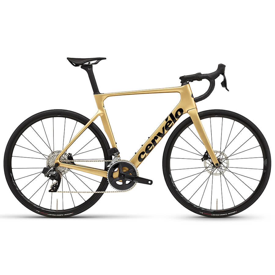 Cervelo Soloist Rival eTap AXS Bikes Cervelo Gold Dust 48 