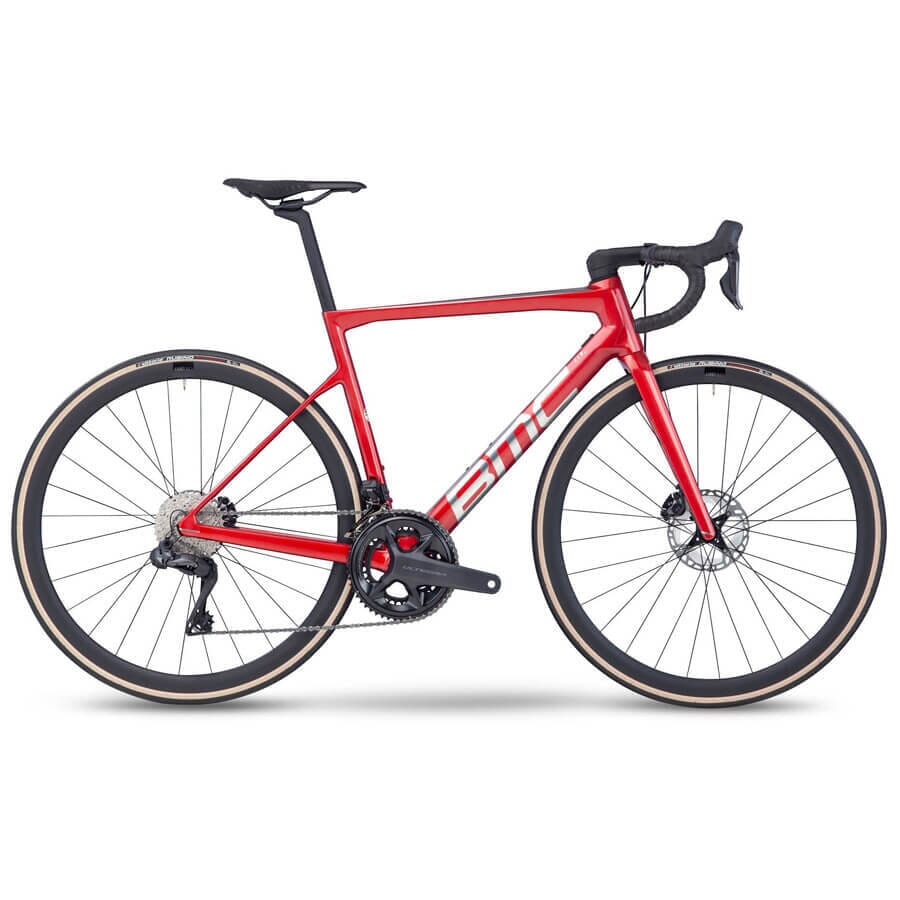 BMC Teammachine SLR ONE BIKES BMC Prisma Red & Brushed Alloy 47 