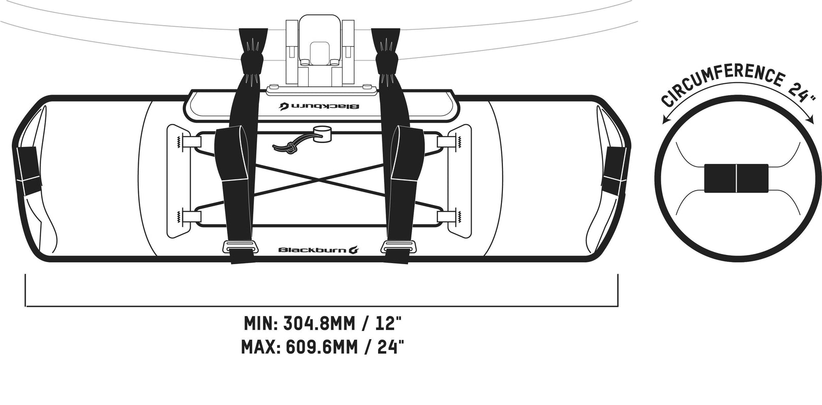 Blackburn Outpost Handlebar Roll & Dry Bag Accessories Blackburn 