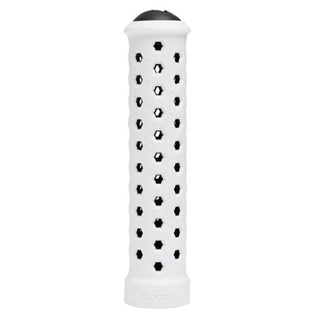 Fabric Slim Lock On Grips Components Fabric White/Black 