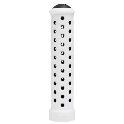 Fabric Slim Lock On Grips Components Fabric White/Black 